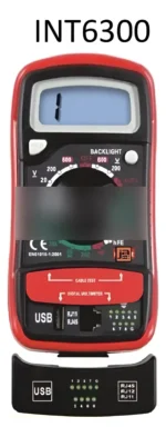 Multimetro Digital Tester Prof. Pobador De Red Y Usb Ja6300 - Imagen 3