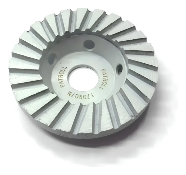 Disco De Muela Diamantada 100 Mm Patroll Pmd-4g De Aliafor Gris