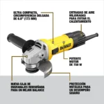Combo Amoladora 115mm 700w + Taladro Percutor 13mm Dewalt - Imagen 3