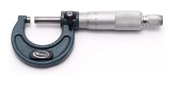 Micrómetro Exterior 25 50 Mm En Caja De Madera 2955