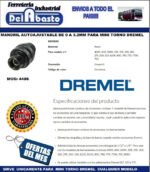 Mandril Autoajustable Dremel 4486 Mini Torno 300 3000 4000 - Imagen 4