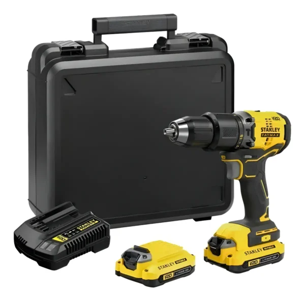 Taladro Atorni Percutor Stanley Sbd715c2k 13mm 20v Brushless Amarillo