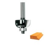Fresa Router Tupi Bosch Concava Curvas 1/2 Con Rodamiento - Imagen 2