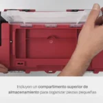 Caja Herramientas Wembley 19 Con Organizador 44x23x23 8367 Rojo - Imagen 8