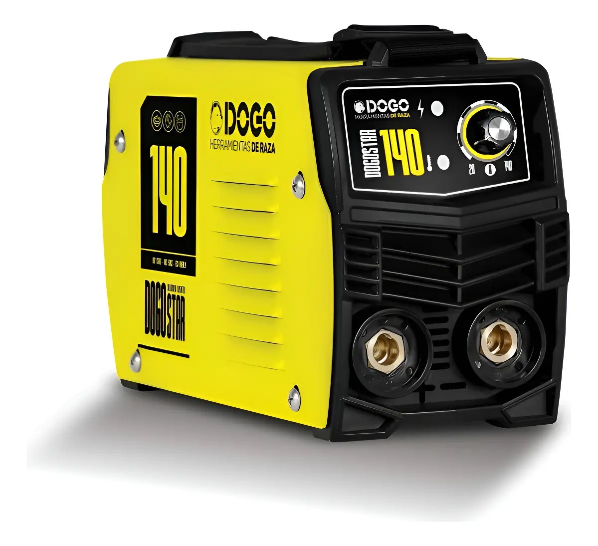 Soldadora Inverter Dogostar 140 Moderna Mma Igbt Profesional Amarillo Soldadora Inverter Dogostar 140 Moderna Mma Igbt Profesional Amarillo - Imagen 1