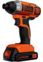 Atornillador Impacto 1/4 Hex Black Decker Bateri 20v Bdci20c Rojo 50