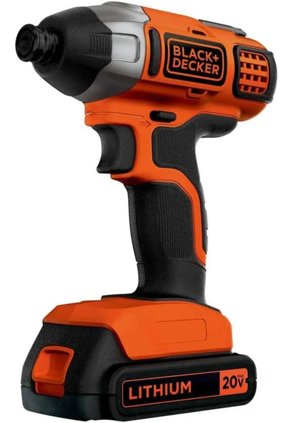 Atornillador Impacto 1/4 Hex Black Decker Bateri 20v Bdci20c Rojo 50