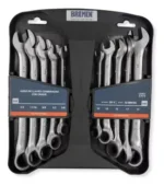 Set Llaves Combinadas Con Crique Bremen Mm Y PuLG 10pz 7777
