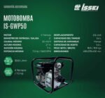 Motobomba Indust Nafta 2puLG 7 Hp 30000 L/h Issei Is-gwp50 - Imagen 3