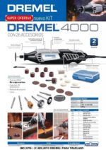Minitorno Fresadora 175w Dremel Serie 4000 + 26 Accesorios 50 175 W - Imagen 8