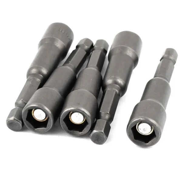 Adaptador Magnetico X 5 Pcs Vaso Atornillar 7/16 X 65mm