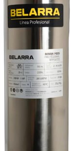 Bomba Sumergible De Pozo 3/4 Hp Succión 43m Belarra Bpp4300 Plateado - Imagen 5