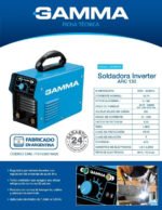 Soldadora Inverter Mma Gamma Arc 130 G3469ara 220v Igbt Azul/negro - Imagen 2