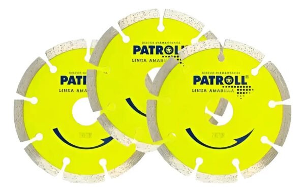 Disco Diamantado Segmentado Patroll 4,5 Pack X 3 Pys-4.5