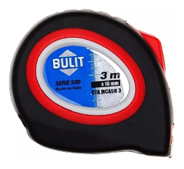Cinta Metrica 3 Mtsx16mm Bulit Uso Profesional Cta Mca5b 3