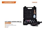 Amoladora Neumatica Recta 1/4 Kit Profesiona Hamilton Hn20k - Imagen 2