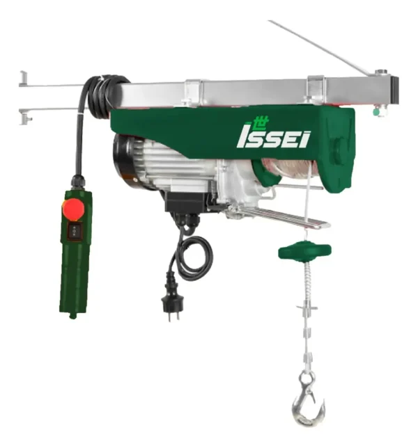 Aparejo Electrico 250/500kg Cable Acero Issei Is-eh500a