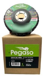 Pack X6 Discos Fibra Abrasivos Chaupint Pegaso Aliafor 115mm No Aplica - Imagen 4