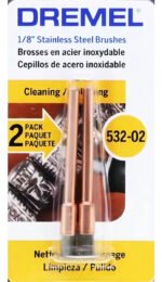 Cepillo X2 Acero Inoxidable 3.2mm Dremel 532-2 Minitorno