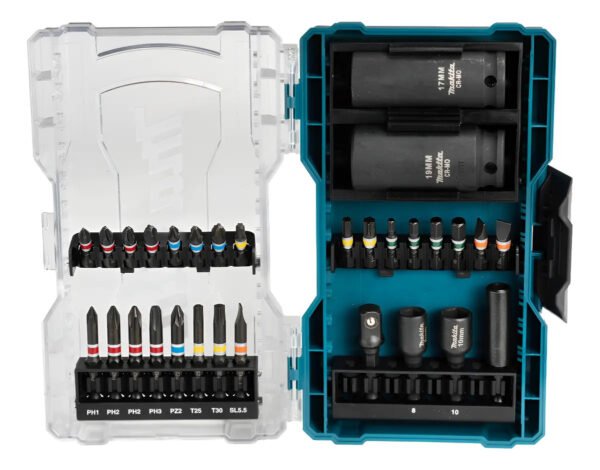 Kit De Puntas Y Tubos De Impacto 30 Pcs Makita E-07060