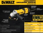 Amoladora Angular Dewalt 125mm 1500w Dwe4336 Vel.variable Amarillo - Imagen 2