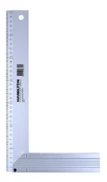 Escuadra De Aluminio 30 Cm Regla Metal Hamilton Ea30 - Imagen 4