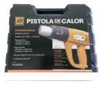 Pistola De Calor 2000w C/6 Accesorios Maletin, 2 Velocidades Naranja Claro - Imagen 2