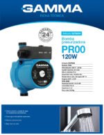 Bomba Presurizadora Elevador De Presion 120w Gamma G2790ar - Imagen 2