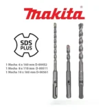 Set X 3 Mecha Makita Broca Encastre Sds Plus Hormigon 6-8-10 - Imagen 2