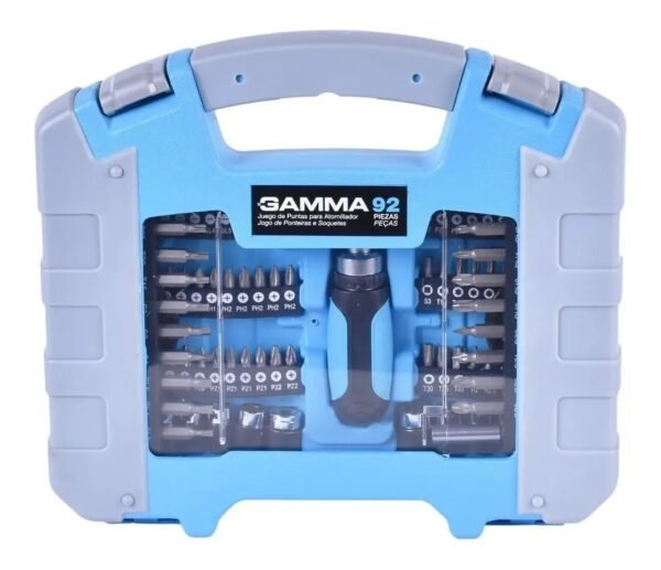 Juego Kit Punta Y Bocatubo P/ Atornillador Gamma 92 Piezas