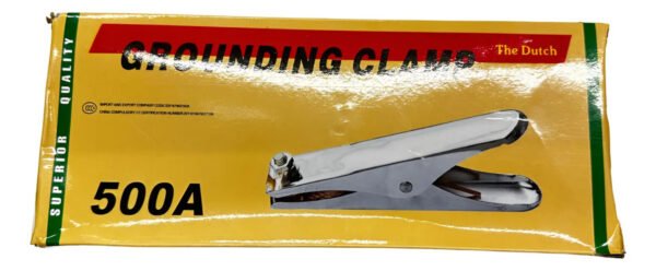 Pinza De Masa Para Soldadora Eléctrica Electrodos 500amp