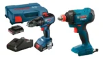 Taladro Atornillador Bosch Gsb 18v-50 + Llave De Impacto 1/2 Azul 50