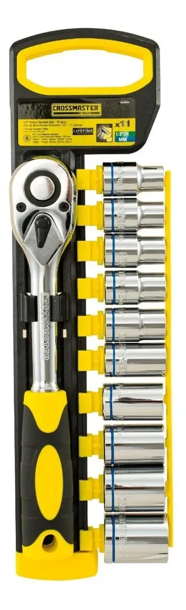 Set Bocallaves Tubos Métrico Encastre 1/2 Crossmaster 11 Pzs
