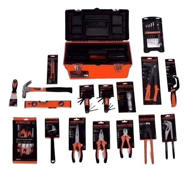 Caja Herramientas Premium Profesional Combo 23pcs Naranja
