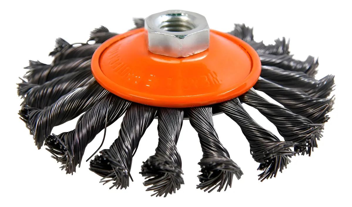 Cepillo Conico Trenzado Amoladora 115 Mm Hamilton Bnt115 Cepillo Conico Trenzado Amoladora 115 Mm Hamilton Bnt115 - Imagen 1