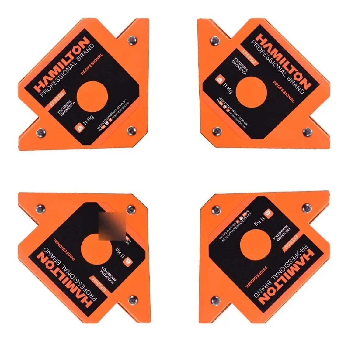 Escuadra Magnética Combo X 4 Hamilton 11kg P/ Soldar Eps25m Escuadra Magnética Combo X 4 Hamilton 11kg P/ Soldar Eps25m - Imagen 1