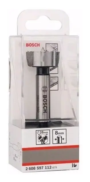 Mecha Broca Fresadora Forstner Madera Bosch 28mm 2608597112