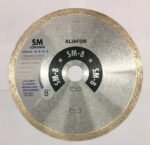 Disco Diamantado 200mm.continuo Aliafor Sm 8 PuLG Ceramicas Plateado - Imagen 3