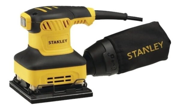 Lijadora Orbital De Palma Stanley Ss24 240w 1/4 Hoja Amarillo 60 Hz