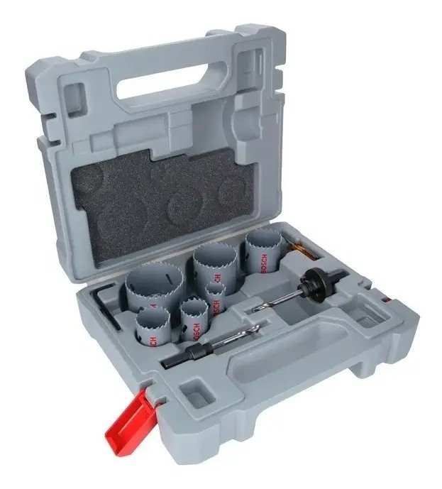 Juego De Sierra Copa Bosch 10 Piezas Con Estuche 8% Cobalto Juego De Sierra Copa Bosch 10 Piezas Con Estuche 8% Cobalto - Imagen 1