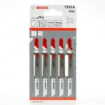 Hojas De Sierra Caladora X 5 Unid. Bosch T101a Para Acrylico - Imagen 2