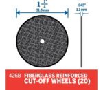 Discos De Corte Dremel 426b 1,2 Mm - Pack X 20 Uni Minitorno Negro - Imagen 2
