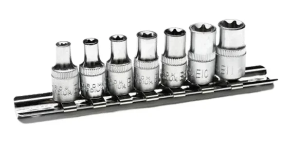 Juego De Bocallaves Torx Hembra Encastre 1/4 Bremen 5199