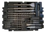Juego Kit 17p Mecha Punta Cincel Sds Plus Makita B-52059 - Imagen 3