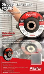 Disco De Pulir Pegaso 115 Mm Grano 320 Fibra Polish - Imagen 2