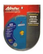 Disco Diamantado 4,5puLG. Aliafor Stf Super Turbo Fino 115mm Azul Marino - Imagen 2