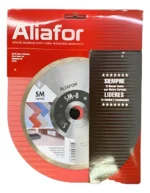 Disco Diamantado 200mm.continuo Aliafor Sm 8 PuLG Ceramicas Plateado