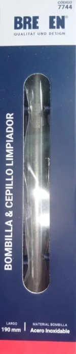 Bombilla P/ Mate De Acero Inoxidable 19cm Bremen 7744 + Cepi - Imagen 5