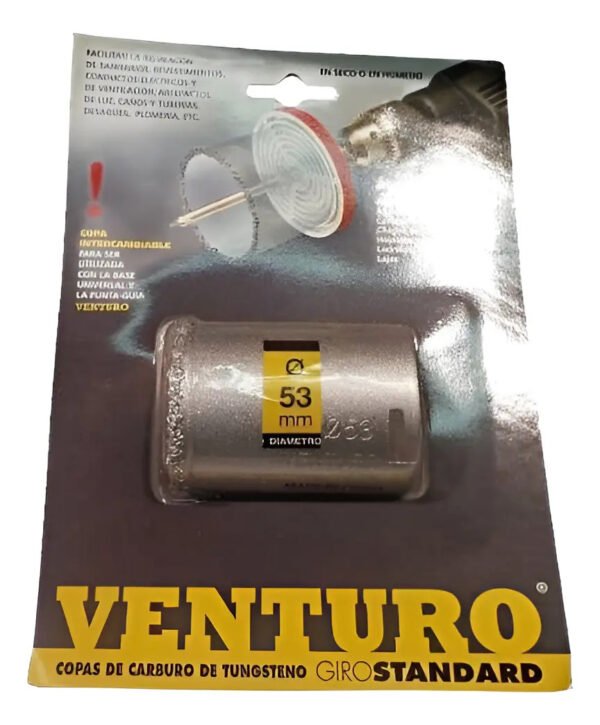 Mecha Sierra Copa Carburo Tungsteno G/standar 53mm Venturo