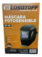 Mascara Soldar Fotosensible Lusqtoff Careta Casco Auto St-1n Negro St-1n - Imagen 3